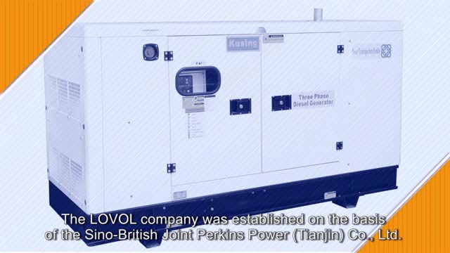 Diesel Generator Set with LOVOL (Perkins) Engine